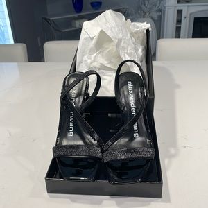 Black Patent Alexander Wang Sandals